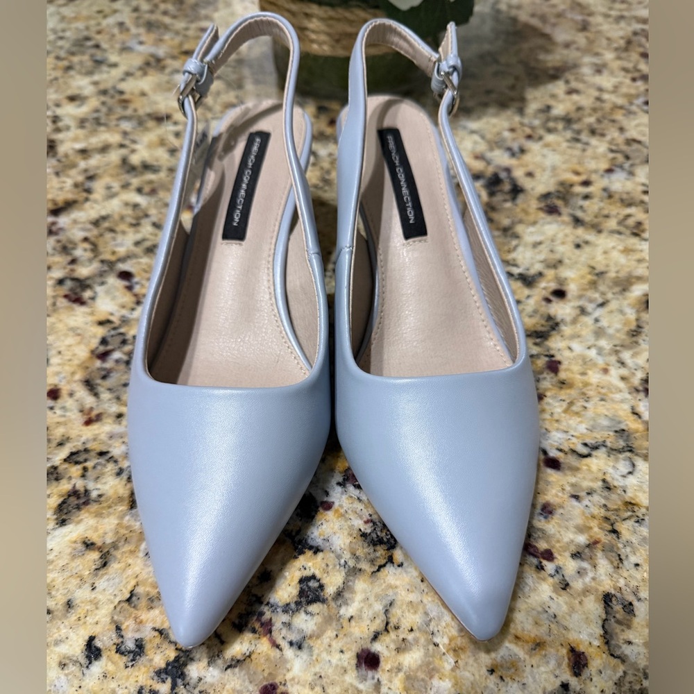 NWT French Connection Quinn Slingback Kitten Heel, Size 7